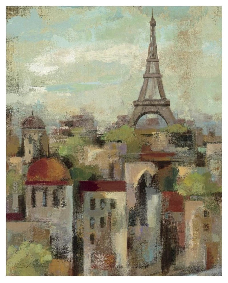 "Spring in Paris II" Digital Paper Print by Silvia Vassileva, 22"x26"