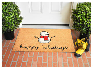 Calloway Mills Happy Snowman Doormat , 24" X 36"