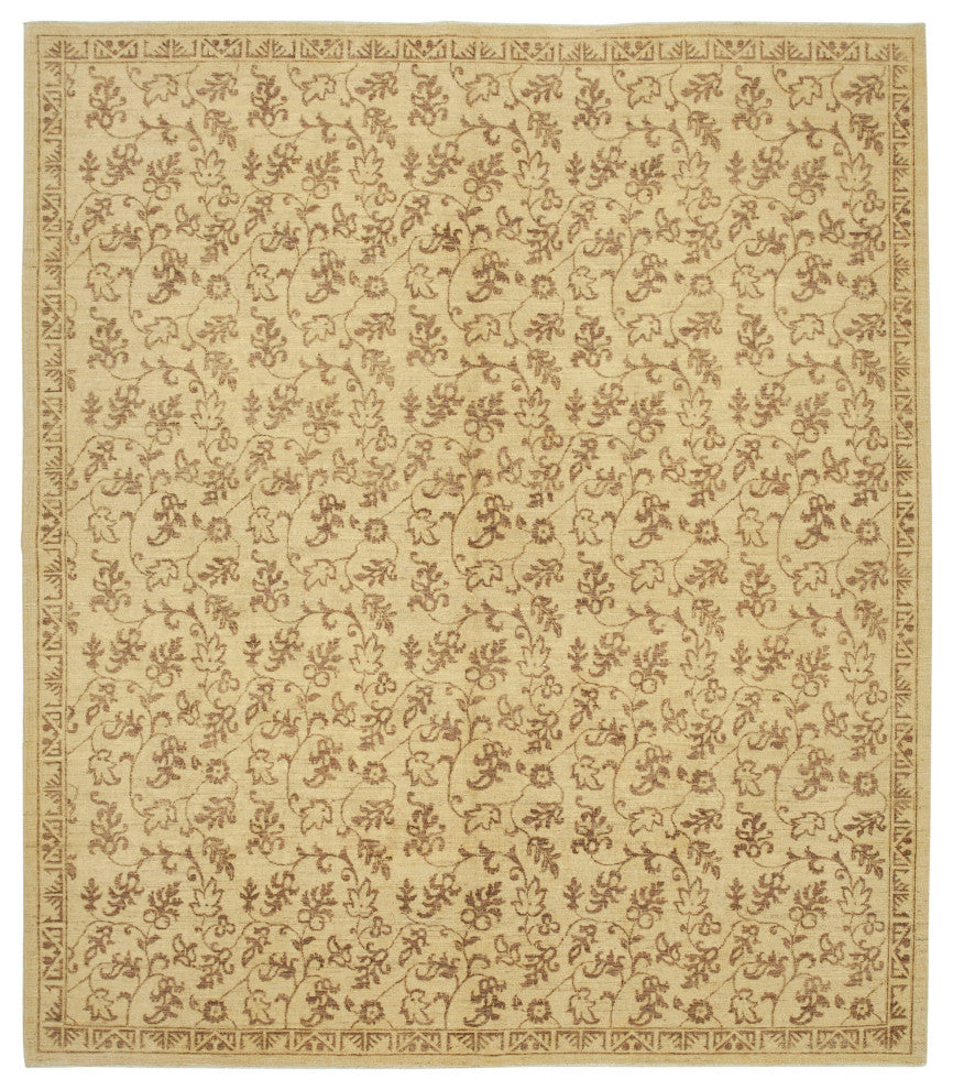 Rug N Carpet - Hand-Knotted Oriental 8' 2" x 9' 7" Unique Oushak Area Rug
