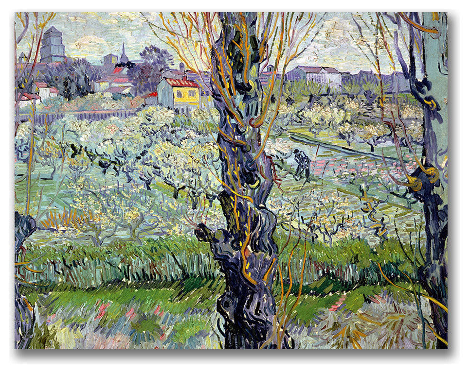 'View of Arles' Canvas Art by Vincent van Gogh