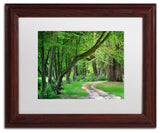 'Intimate Landscape' Matted Framed Canvas Art by Philippe Sainte-Laudy