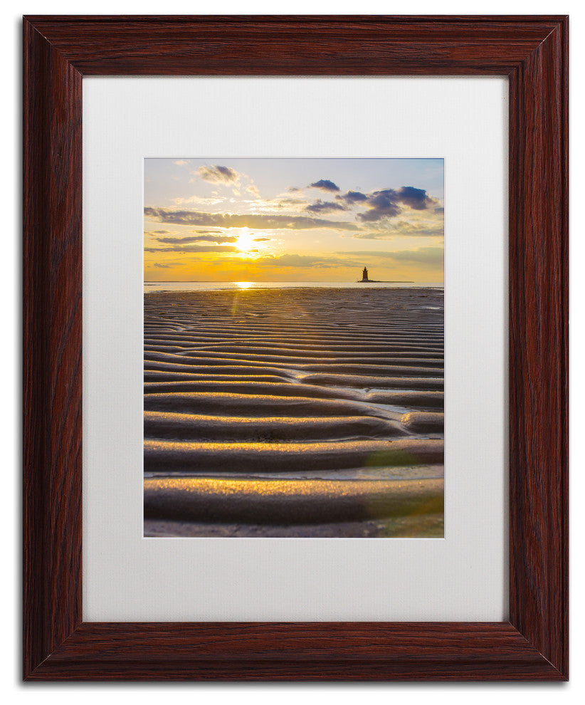 PIPA Fine Art ''Sandbars'' Matted Framed Art, 14x11