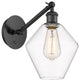 Innovations 317-1W-BK-G652-8-LED 1-Light Sconce, Matte Black