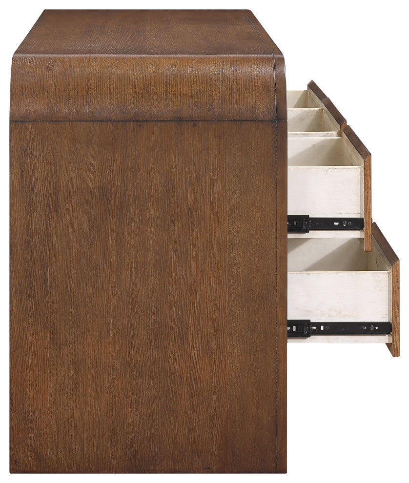 Giada Solid Wood And Veneer Dresser, Brown, Dresser