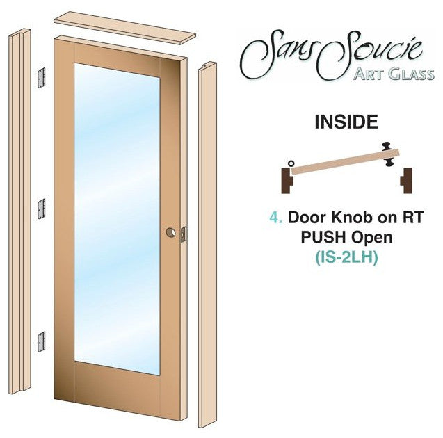 Pantry Door - Metamorphosis Peak - Mahogany - 24" x 84" - Knob on Right -...