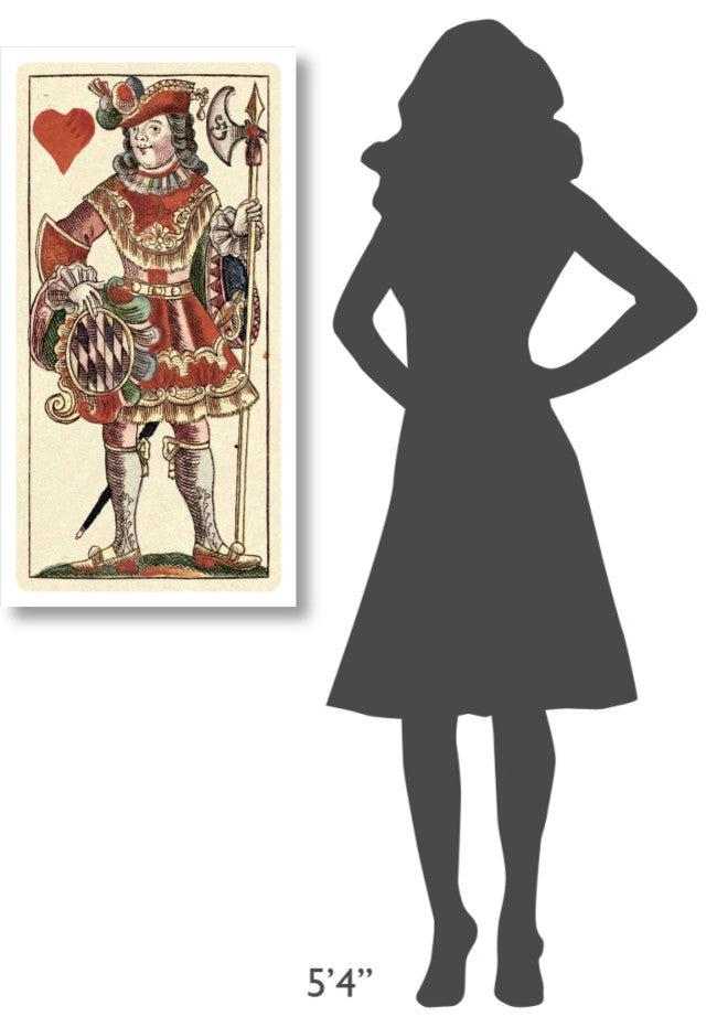 "Knave of Hearts (Bauern Hochzeit Deck)" Paper Art, 20"x38"