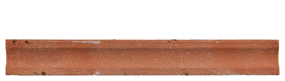 Trenza Moldura Ceramic Rope Pencil Wall Trim Tile, Blanco, Cobalto
