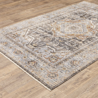 Maharaja 1803X Grey/Blue 2' x 3' Rug