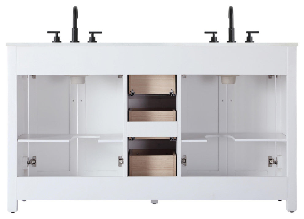 Elegant Lighting VF29560D Alina 60" - White