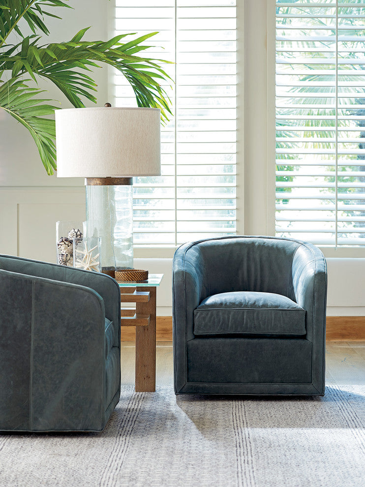 Colton Leather Swivel Chair