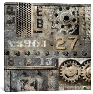 "Industrial II" by Dylan Matthews, Canvas Print, 18"x18"