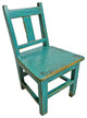 Consigned Turquoise Blue Children's Chair