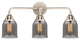 Small Bell Bath Vanity Light, Polished Nickel, Plated Smoke, Plated Smoke
