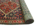 Fine Vintage Distressed Nestor Navy/Red Runner, 3'7x10'3