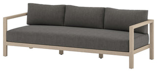 Sonoma Outdoor Sofa-88"-Brown/Charcoal