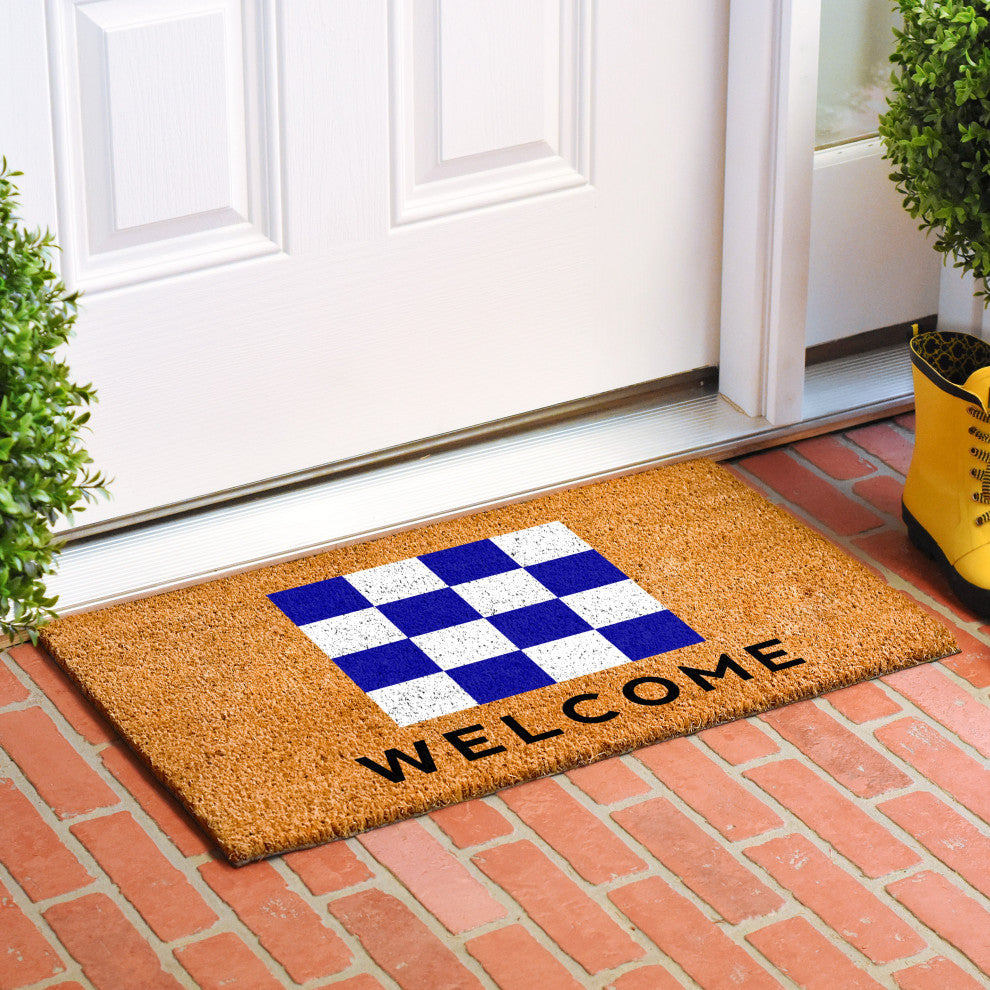 Calloway Mills Nautical Personalized Doormat Doormat, Letter N