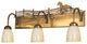 27 Wide Running Horses 3 LT Vanity Light
