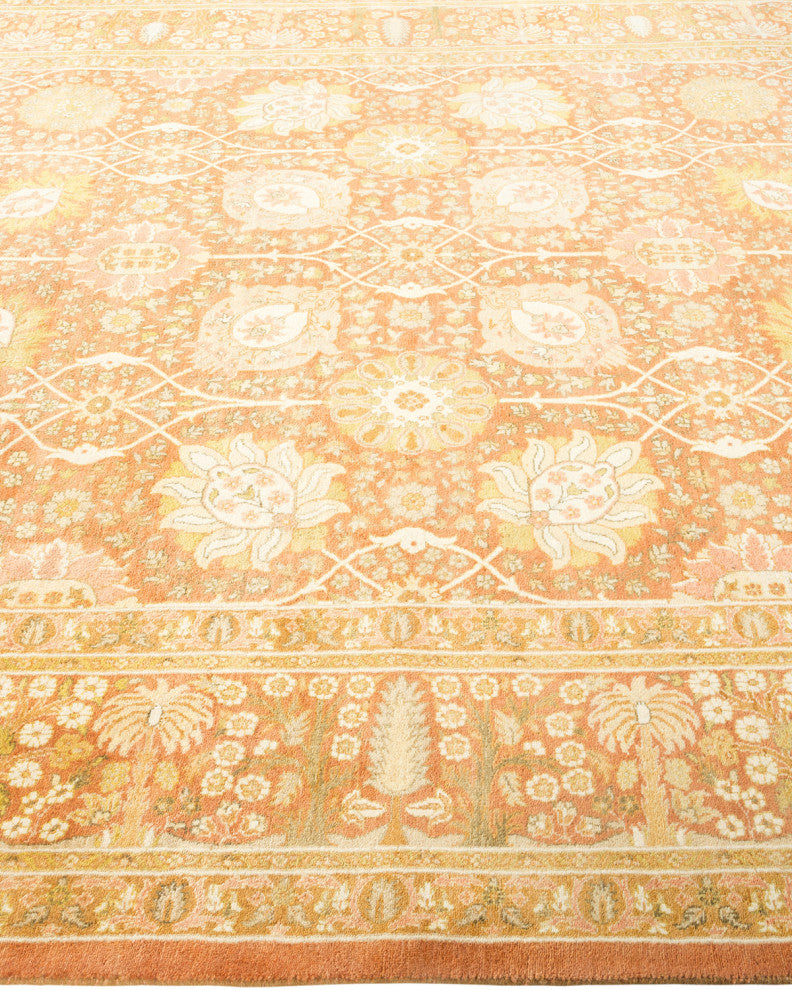 Ruby, One-of-a-Kind Hand-Knotted Area Rug Brown, 6'1"x9'0"
