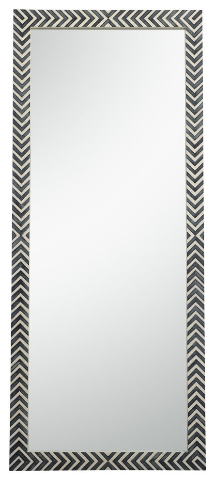 Elegant Decor MR53072 Rectangle Mirror 30", Chevron