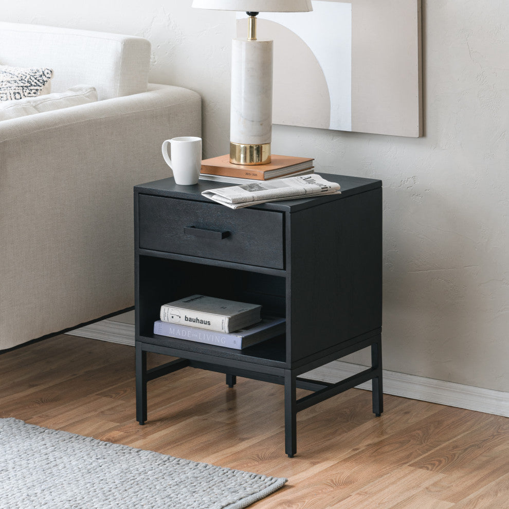 Etna Night Stand, Black