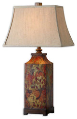 Uttermost Colorful Flowers Table Lamp
