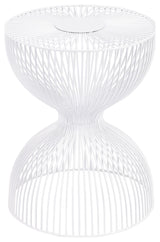 Butler Nicholas Iron Cage Bunching Table, White