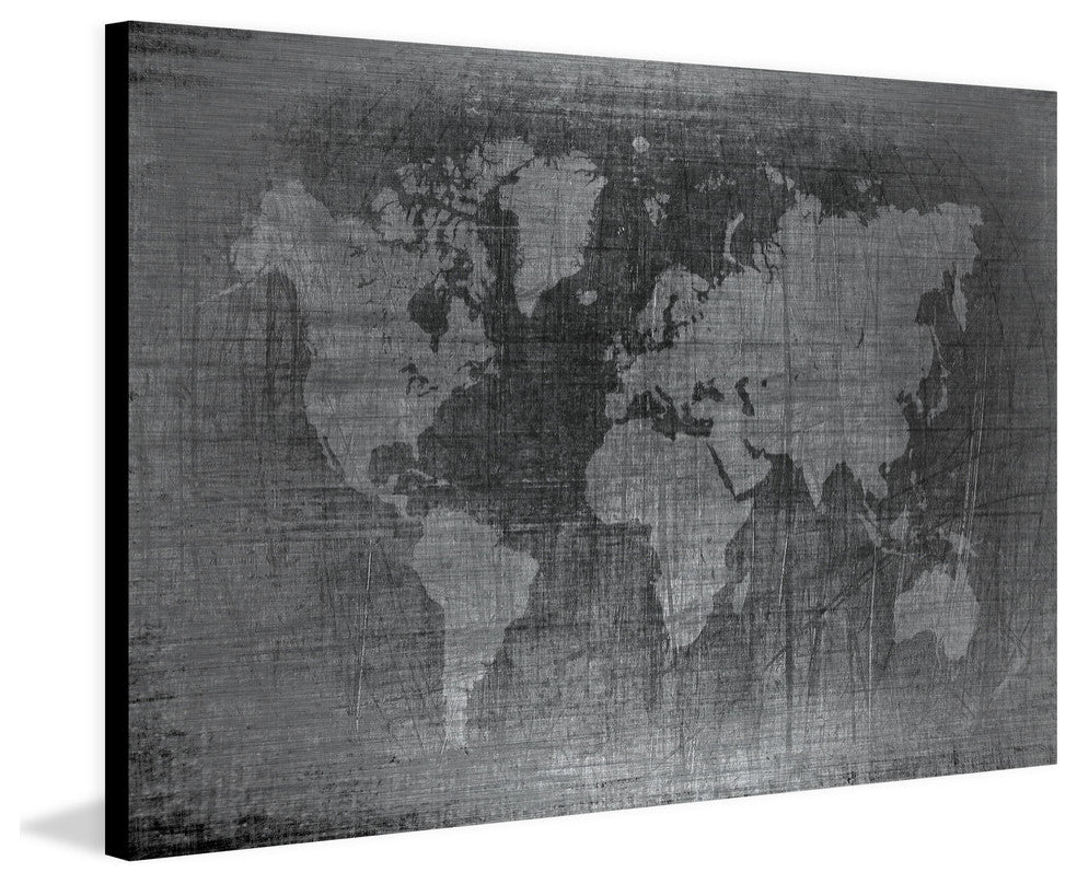 "Latitude 2" Print on Brushed Aluminum, 60"x40"