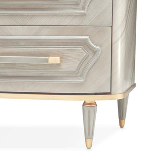 St. Charles Dresser With Mirror, Dove Gray