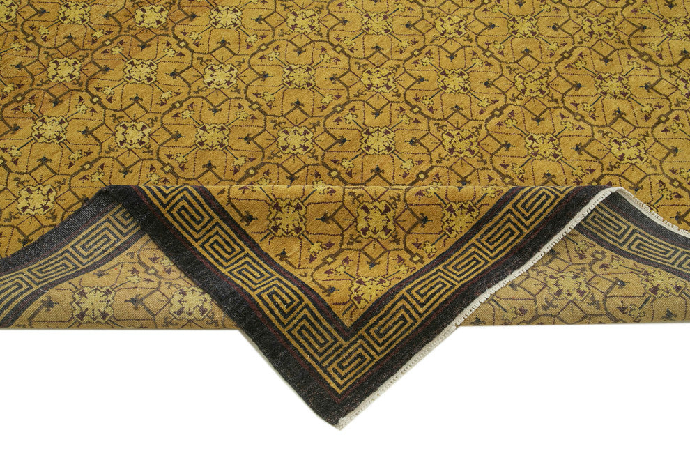Rug N Carpet - Handmade Oriental 8' 0" x 10' 0" Unique Oushak Area Rug