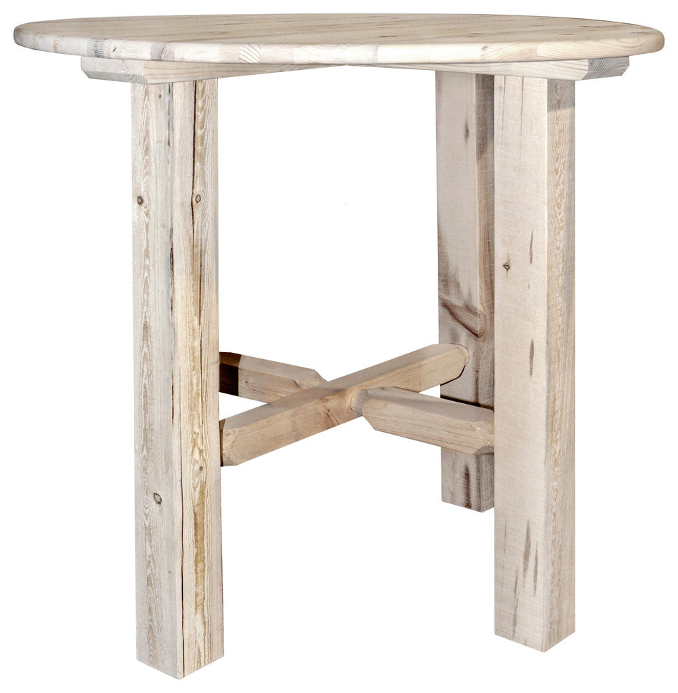 Homestead Collection Bistro Table, Clear Lacquer Finish