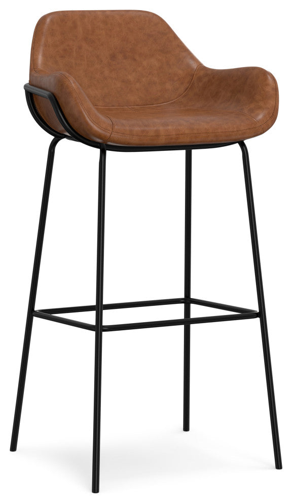 Mira Bar Stool, Distressed Tan