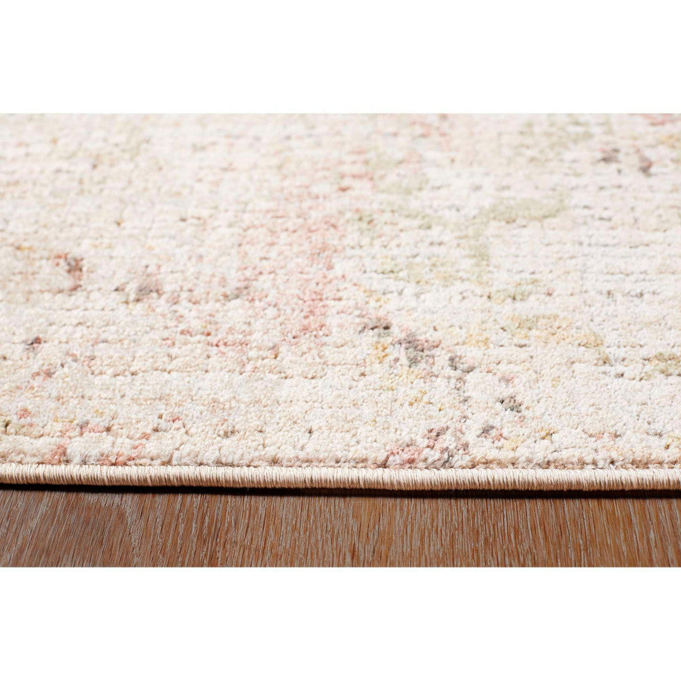 Sahara Mosaic Area Rug - Beige, 6'7"x9'2"