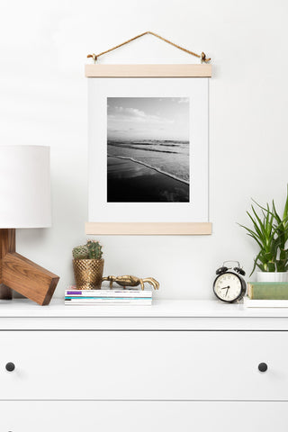 Deny Designs Bree Madden Ombre Black Art Print