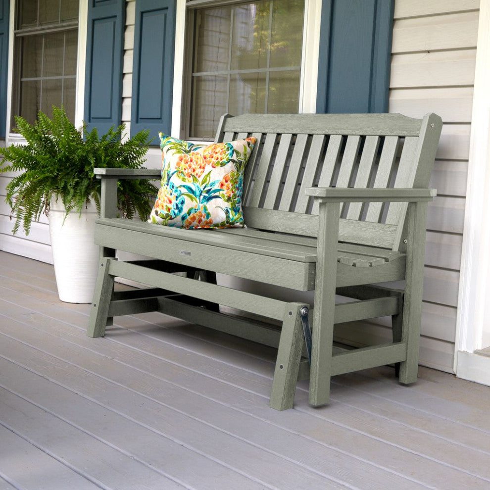 Lehigh Garden Gliding Bench 4', Eucalyptus
