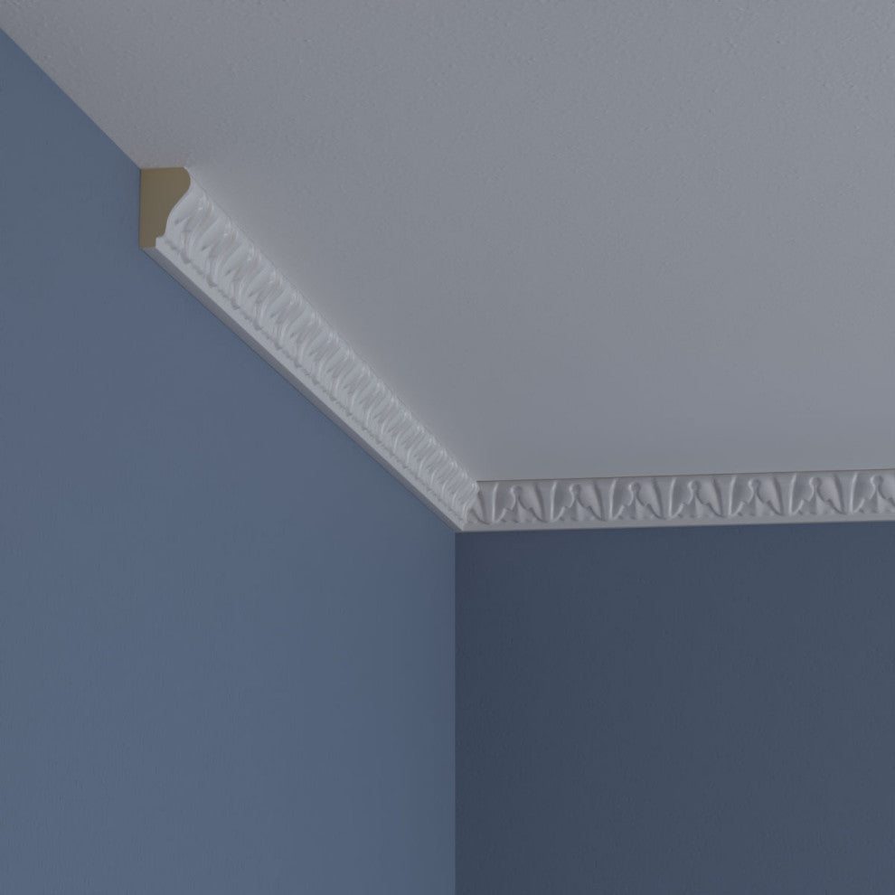 1 3/8"H x  7/8"P x 94 1/2"L Acanthus Leaf Panel Moulding