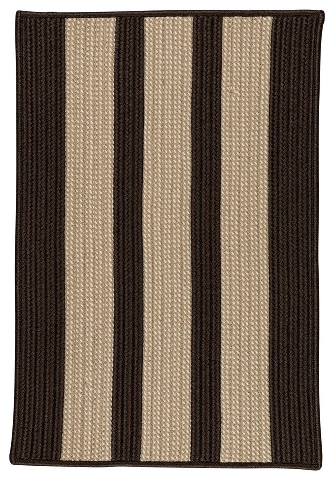 Colonial Mills Boat House BT89 Brown Indoor/Outdoor Area Rug, Rectangular 2'x6'