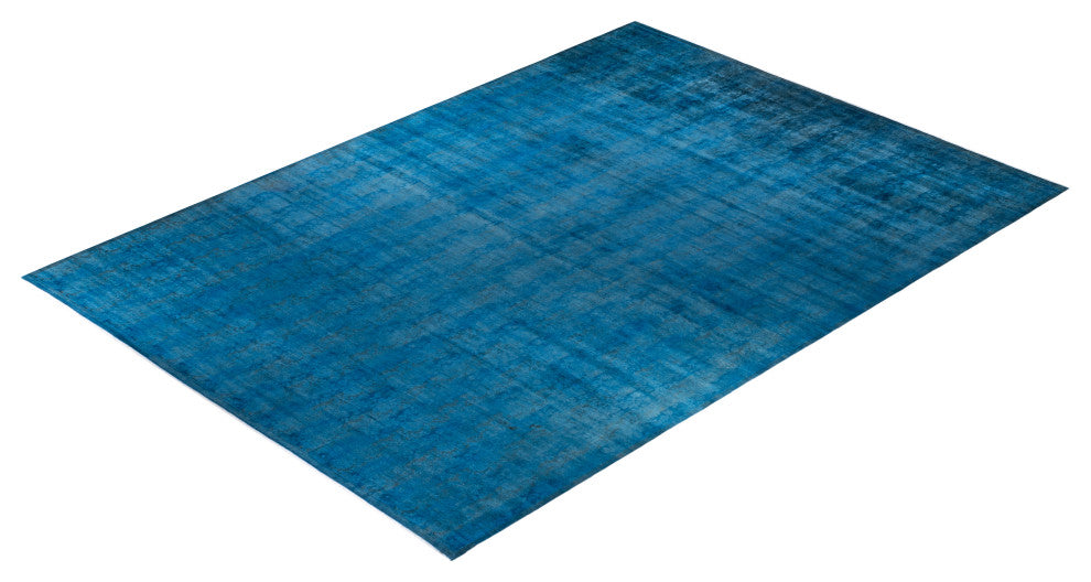 Fine Vibrance, One-of-a-Kind Handmade Area Rug Blue, 17'4"x12'4"