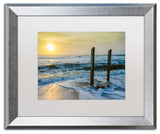 PIPA Fine Art 'Kissed by the Sea' Matted Framed Art, 20x16