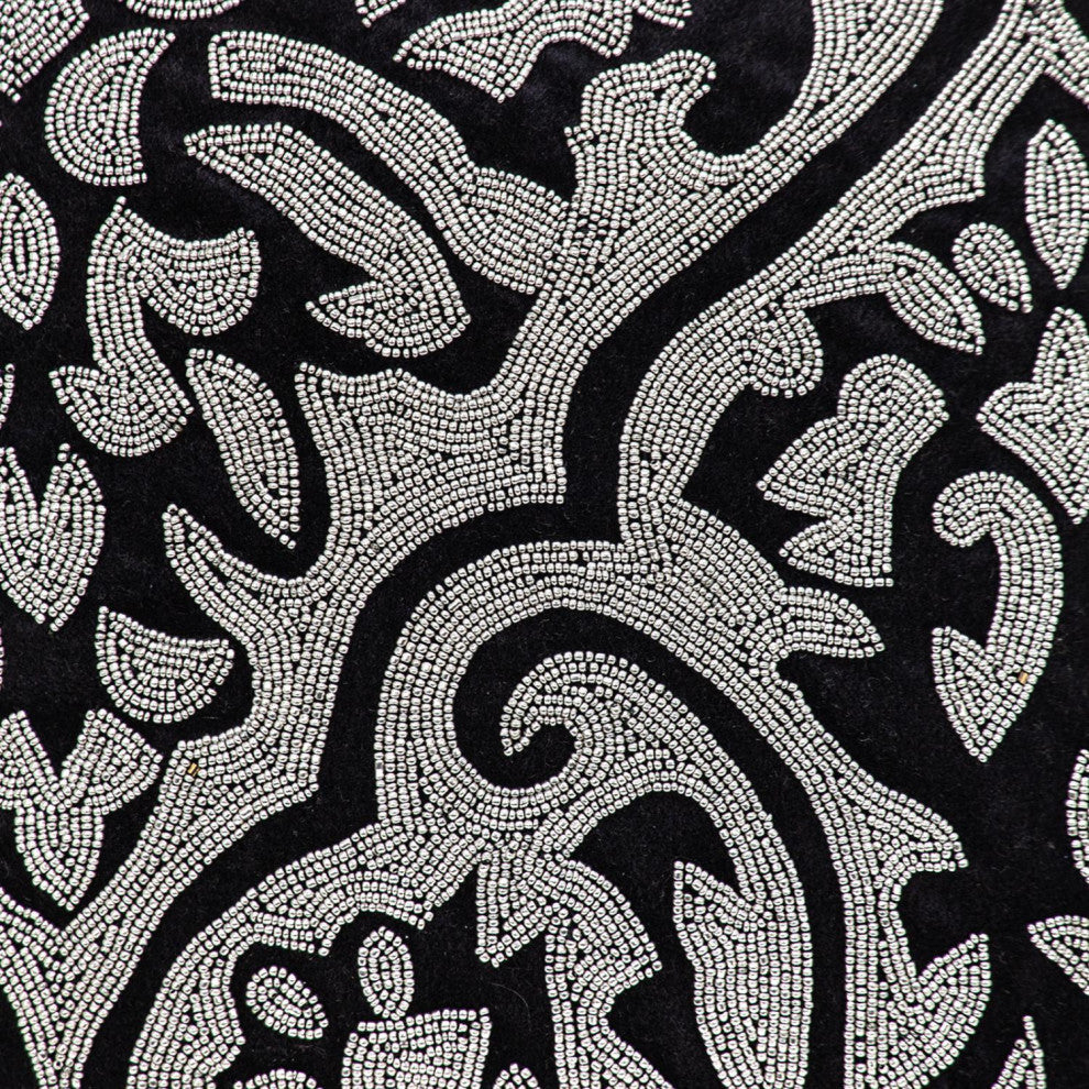 Parkland Collection Carmela Black Throw Pillow