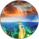 Green Fort Nepean Road From Helicopter, Landscape Disc Artwork, 11"