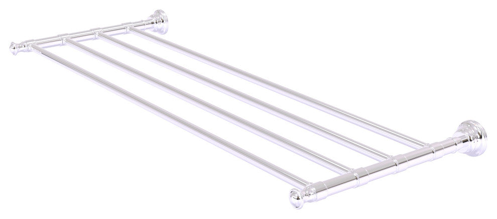 Carolina 30" Towel Shelf, Polished Chrome