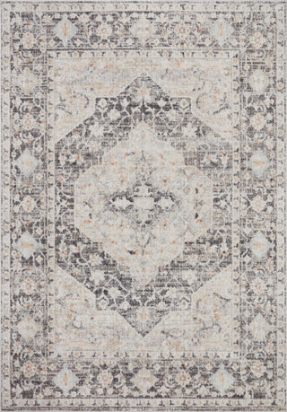 Loloi II Monroe Charcoal / Multi 2'-6" x 5'-9" Accent Rug
