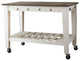 Cayla 2-Tone Kitchen Cart
