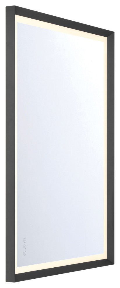 Artell Vertical Mirror - 30" x 42", Brushed Black