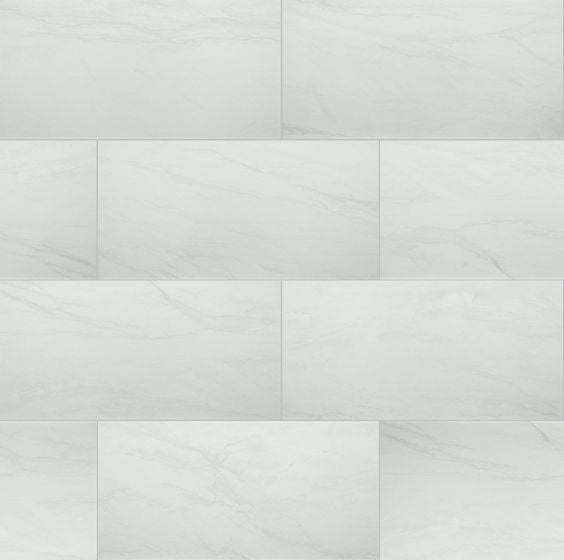 Durban White 24X48 Matte Porcelain Tile, (4x4 or 6x6) Max Order One Sample