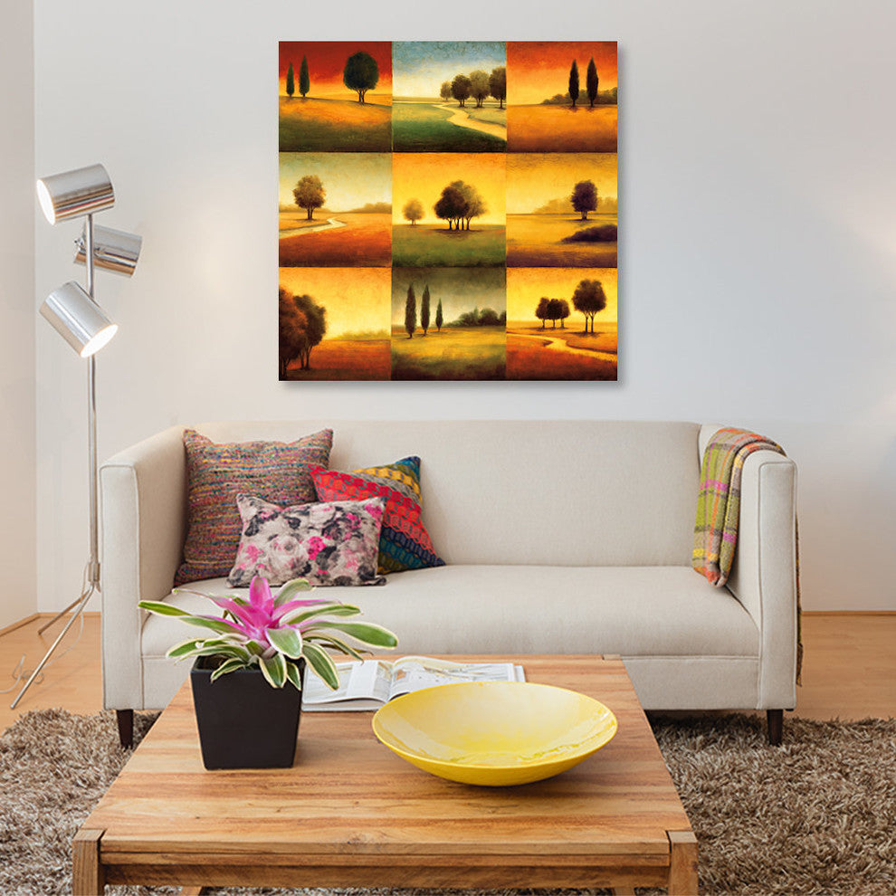 "Landscape Perspectives" by Gregory Williams, Canvas Print, 18"x18"