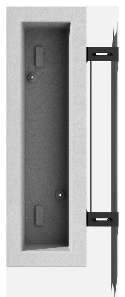 Brixton Window Box Planter With Bracket, 36", Grey, 36 Inch, 2 Pack