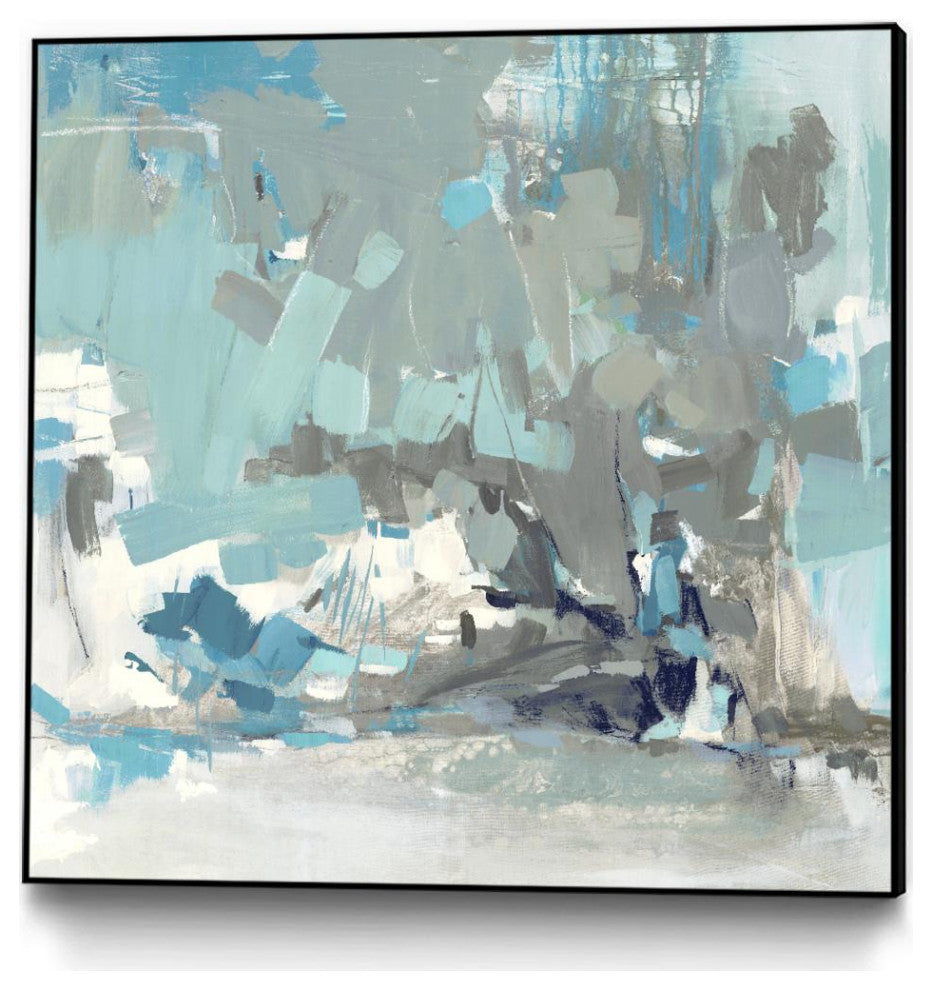"Above the Mist" Framed Canvas by Giant Art 20"x20"