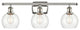 Innovations 516-3W-PN-G122-6-LED 3 Light Bath Vanity Light, Polished Nickel