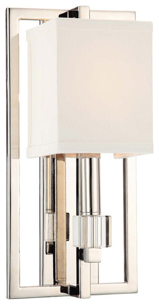 Crystorama 8881-Pn Dixon 1 Light Sconce